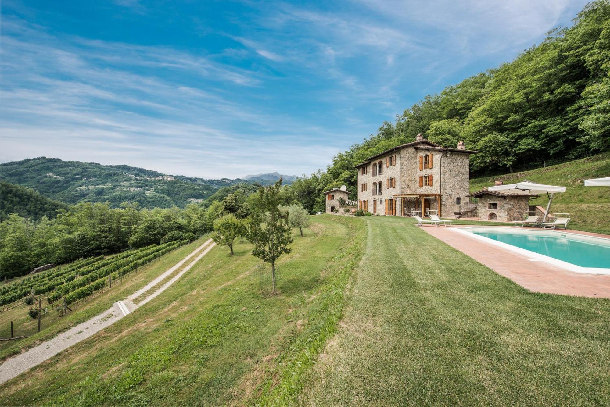 Casa Bachella Villa Bagni di Lucca Luaran gambar